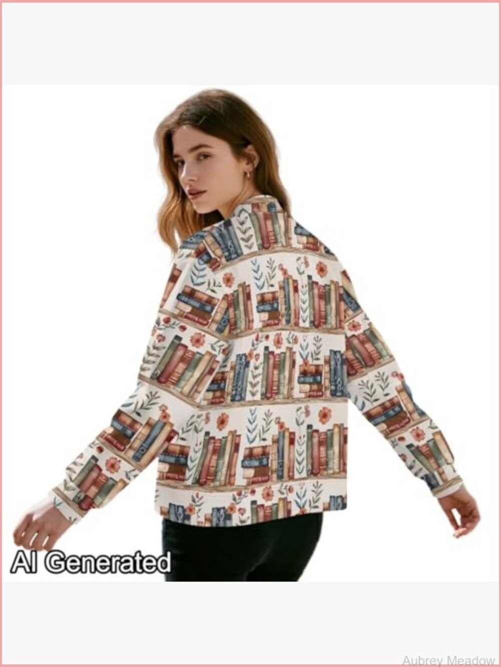 Women's Lightweight Bomber Jacket Zip Up Relaxed Fit Streetwear with Pockets - Picture 5 of 7
